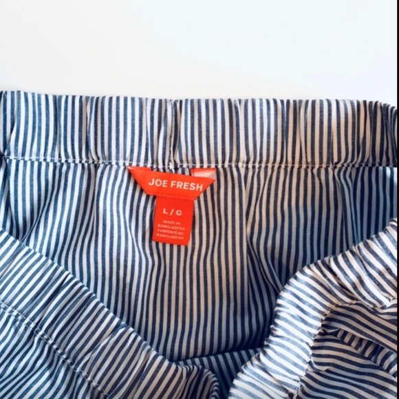 Joe Fresh Striped Ruffle Wrap Skirt - Picture 2 of 3